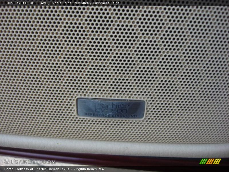 Noble Spinel Red Mica / Cashmere Beige 2009 Lexus LS 460 L AWD