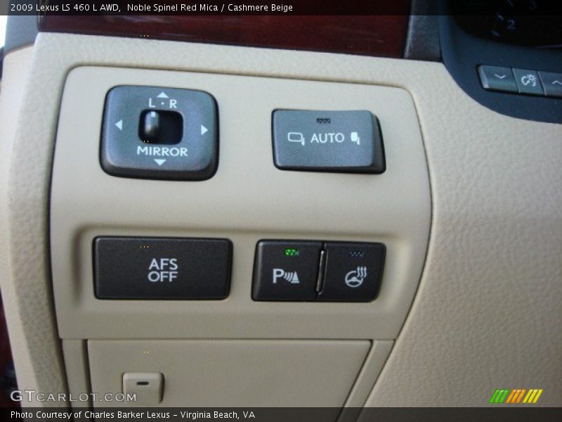 Noble Spinel Red Mica / Cashmere Beige 2009 Lexus LS 460 L AWD
