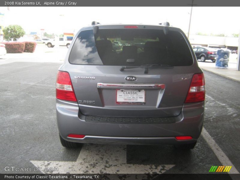 Alpine Gray / Gray 2008 Kia Sorento LX