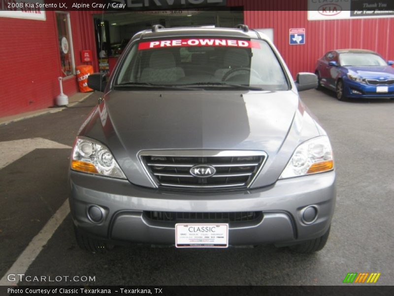 Alpine Gray / Gray 2008 Kia Sorento LX