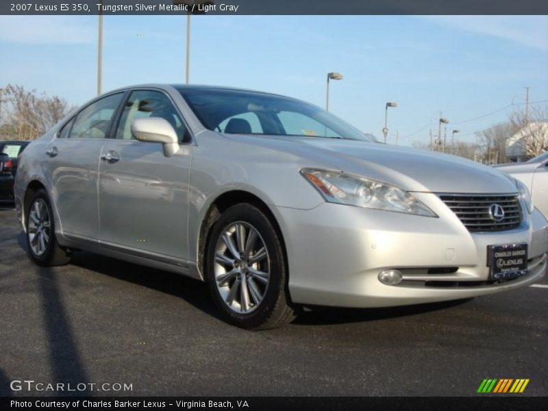 Tungsten Silver Metallic / Light Gray 2007 Lexus ES 350