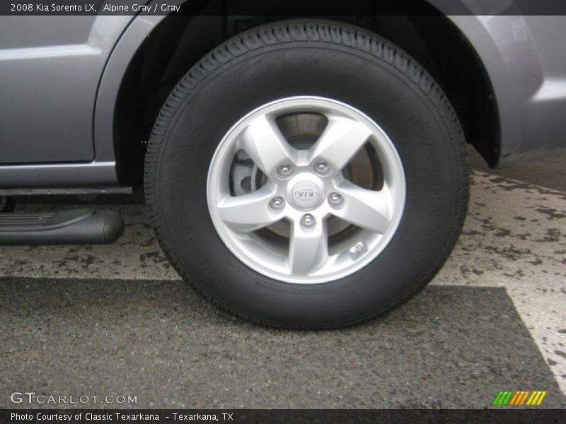 Alpine Gray / Gray 2008 Kia Sorento LX