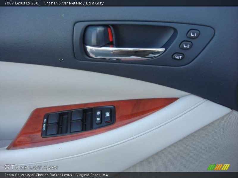 Tungsten Silver Metallic / Light Gray 2007 Lexus ES 350