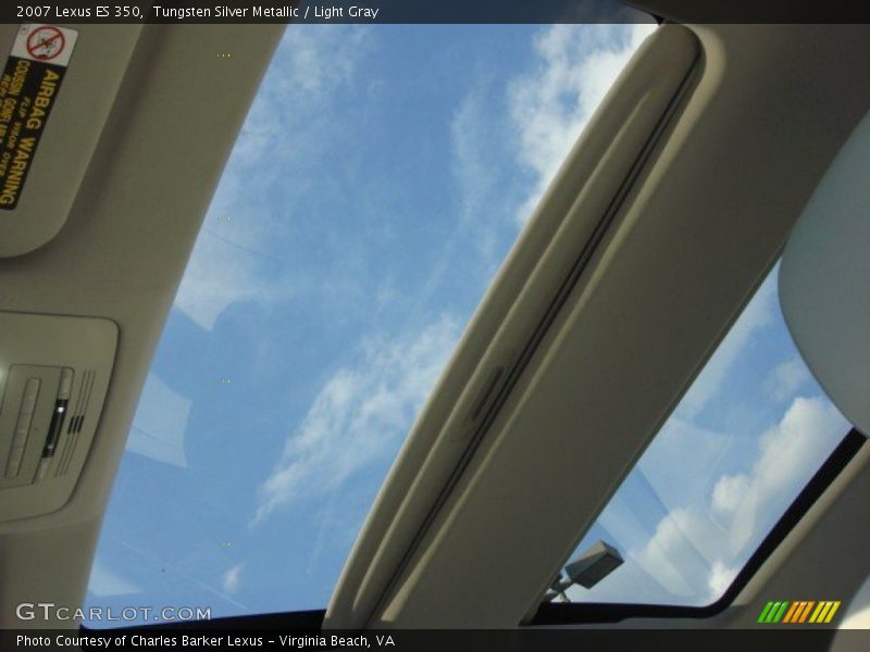 Tungsten Silver Metallic / Light Gray 2007 Lexus ES 350