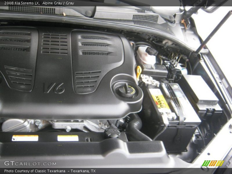 Alpine Gray / Gray 2008 Kia Sorento LX