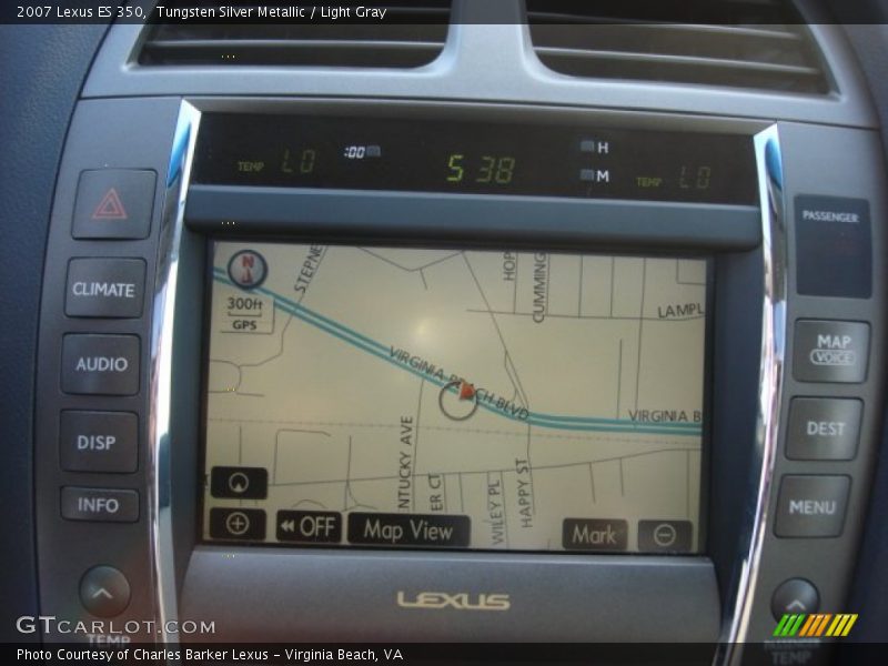 Tungsten Silver Metallic / Light Gray 2007 Lexus ES 350
