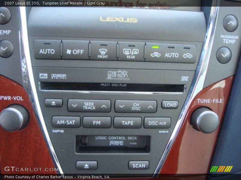 Tungsten Silver Metallic / Light Gray 2007 Lexus ES 350