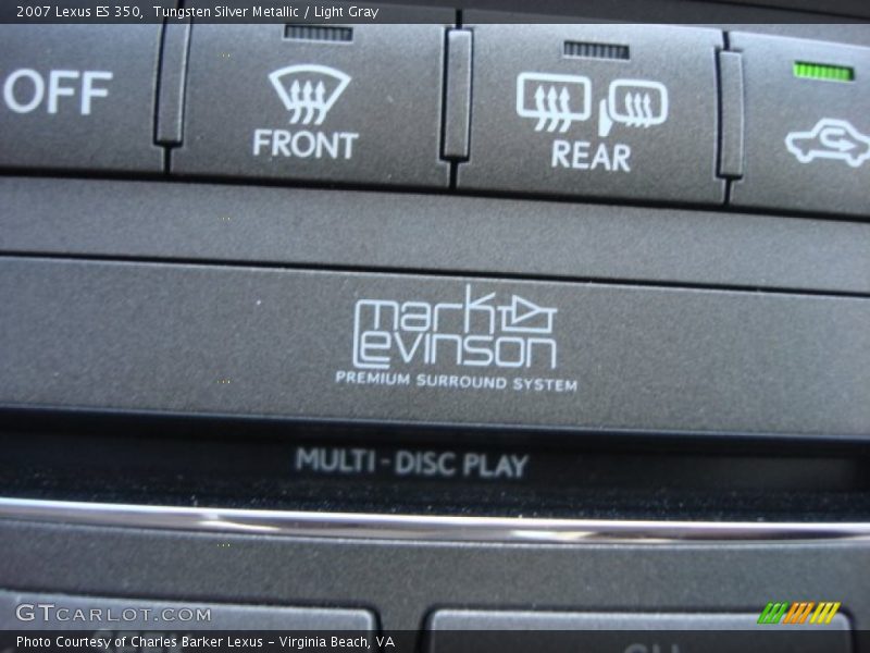 Tungsten Silver Metallic / Light Gray 2007 Lexus ES 350