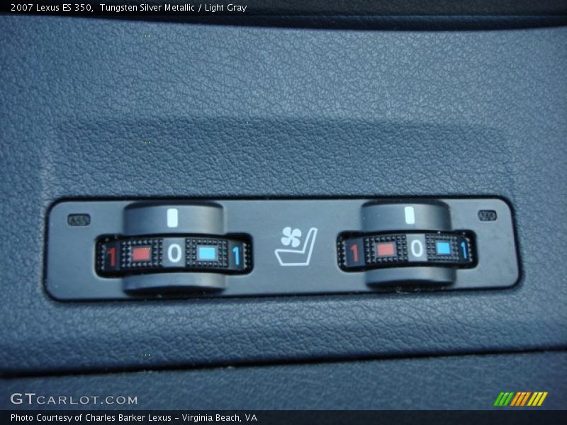 Tungsten Silver Metallic / Light Gray 2007 Lexus ES 350