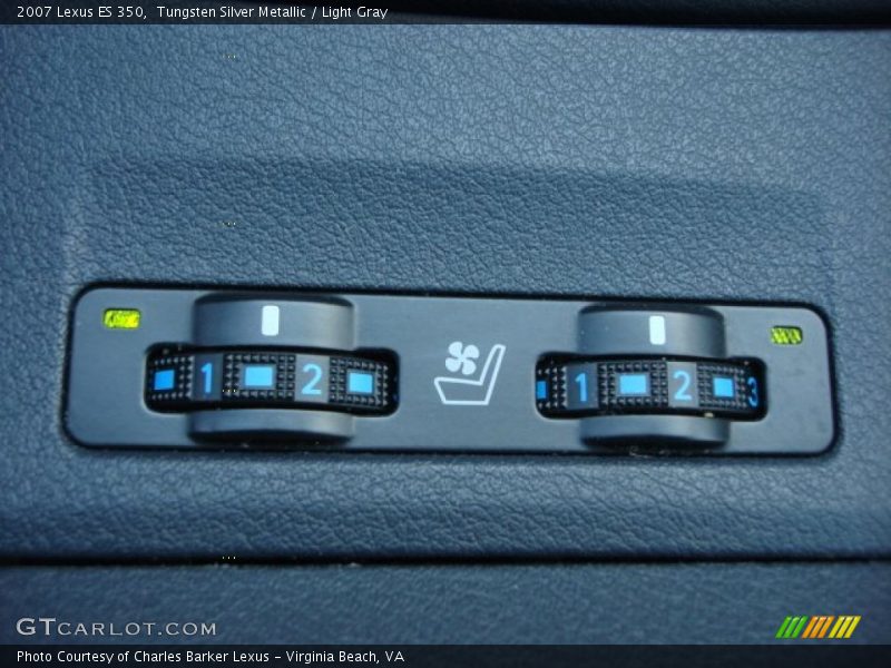 Tungsten Silver Metallic / Light Gray 2007 Lexus ES 350