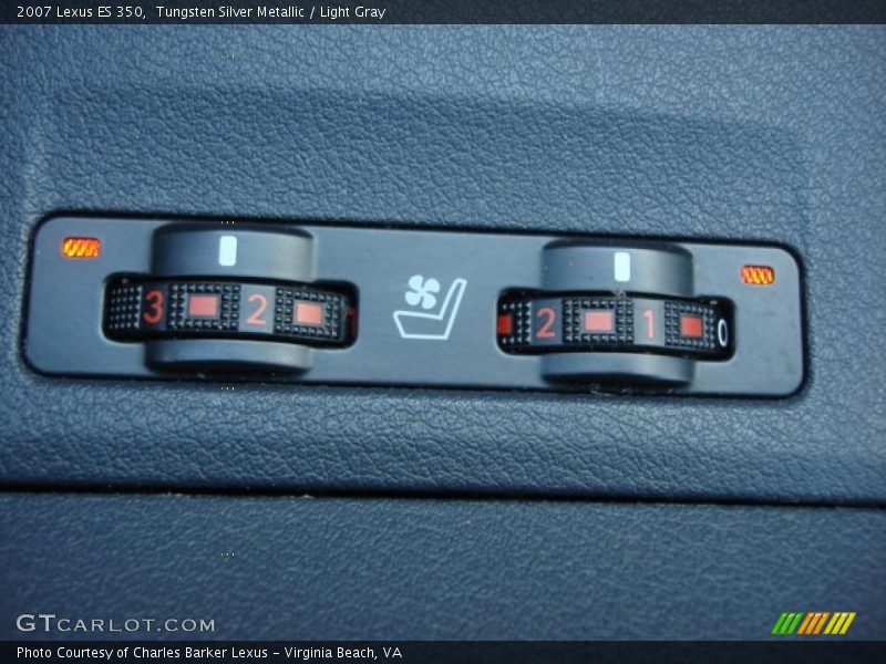 Tungsten Silver Metallic / Light Gray 2007 Lexus ES 350