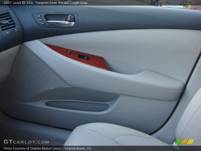 Tungsten Silver Metallic / Light Gray 2007 Lexus ES 350