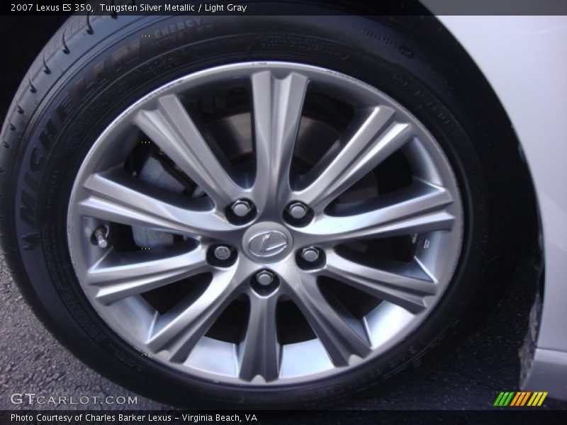 Tungsten Silver Metallic / Light Gray 2007 Lexus ES 350