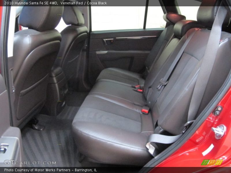 Venetian Red / Cocoa Black 2010 Hyundai Santa Fe SE 4WD