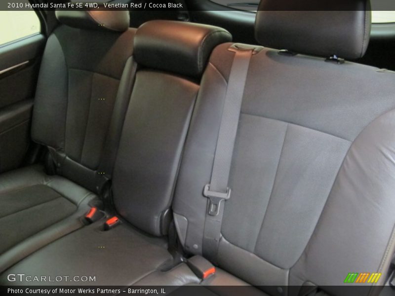 Venetian Red / Cocoa Black 2010 Hyundai Santa Fe SE 4WD