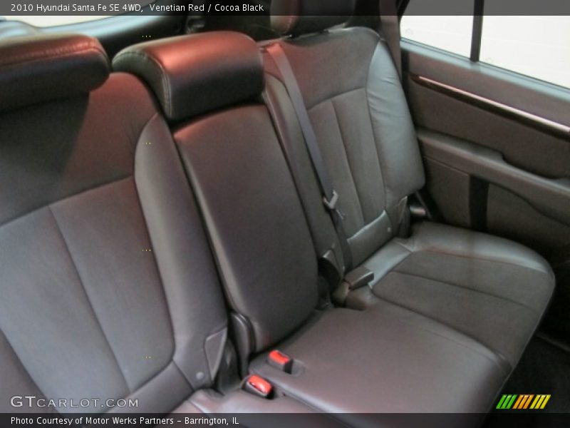 Venetian Red / Cocoa Black 2010 Hyundai Santa Fe SE 4WD