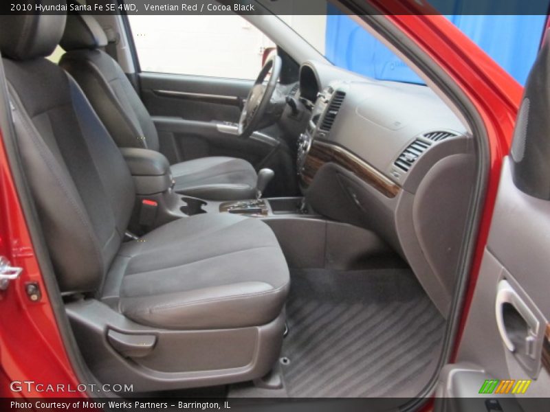 Venetian Red / Cocoa Black 2010 Hyundai Santa Fe SE 4WD