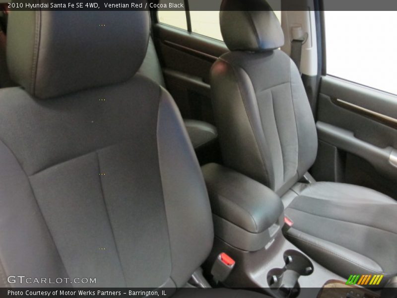 Venetian Red / Cocoa Black 2010 Hyundai Santa Fe SE 4WD