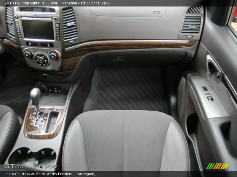 Venetian Red / Cocoa Black 2010 Hyundai Santa Fe SE 4WD
