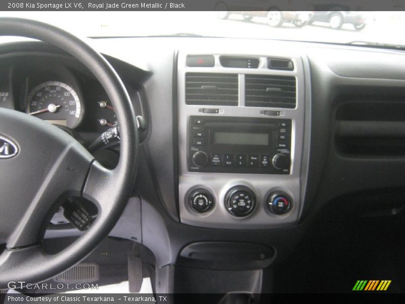 Royal Jade Green Metallic / Black 2008 Kia Sportage LX V6