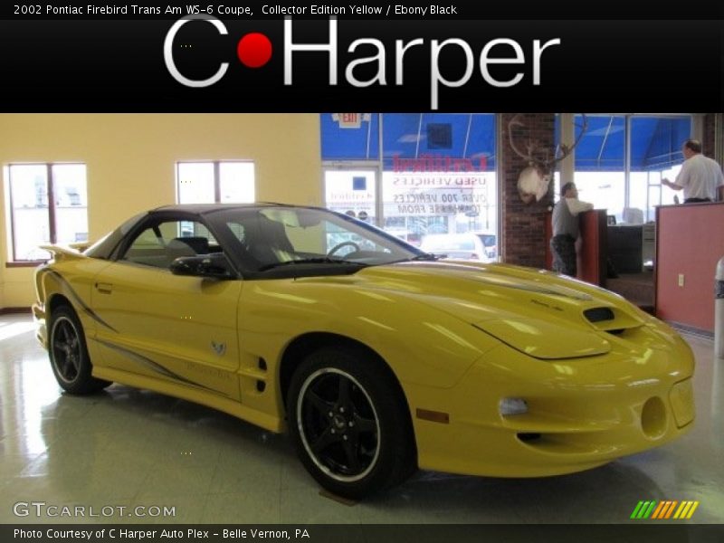 Collector Edition Yellow / Ebony Black 2002 Pontiac Firebird Trans Am WS-6 Coupe