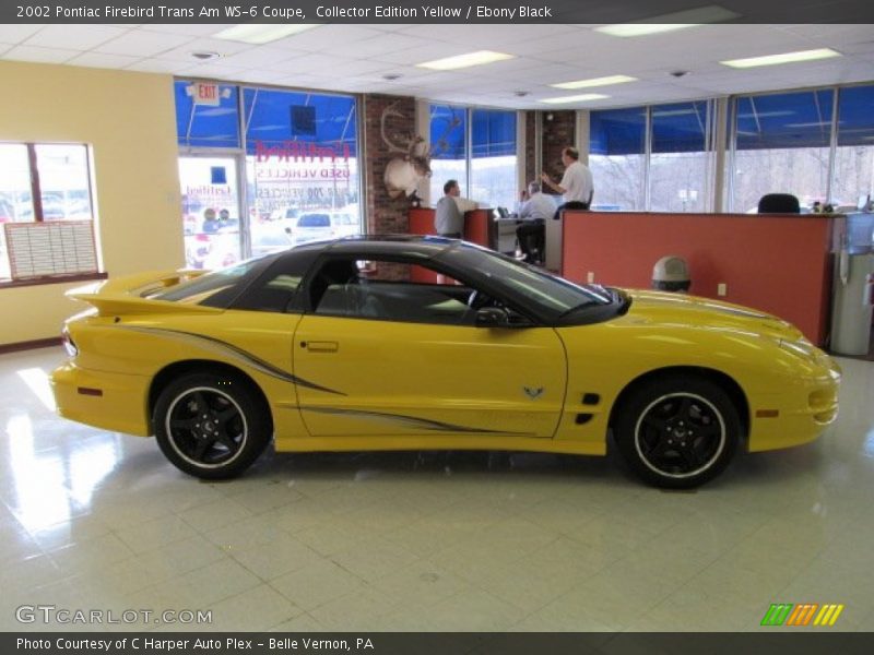 Collector Edition Yellow / Ebony Black 2002 Pontiac Firebird Trans Am WS-6 Coupe