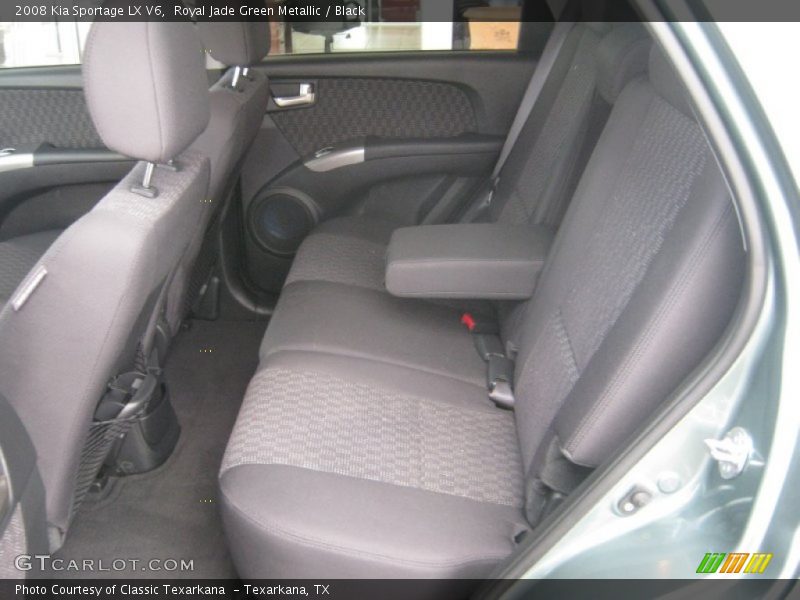 Royal Jade Green Metallic / Black 2008 Kia Sportage LX V6