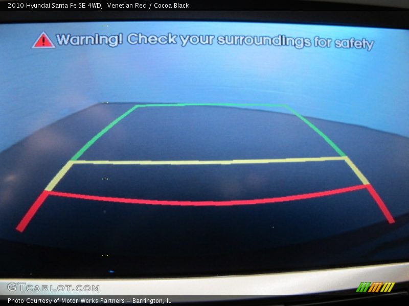 Venetian Red / Cocoa Black 2010 Hyundai Santa Fe SE 4WD
