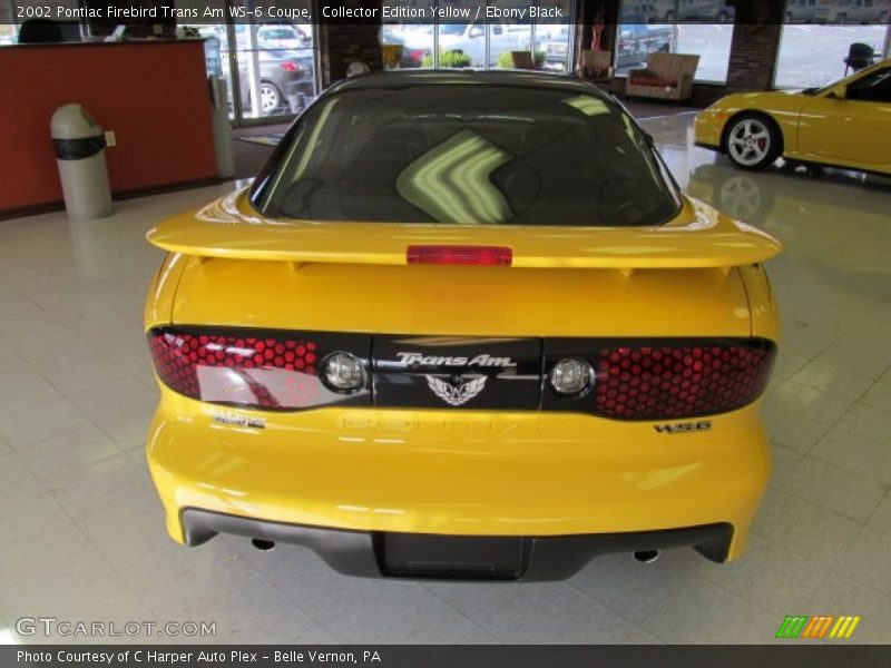 Collector Edition Yellow / Ebony Black 2002 Pontiac Firebird Trans Am WS-6 Coupe