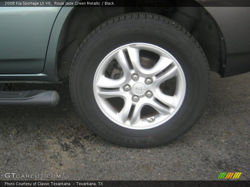 Royal Jade Green Metallic / Black 2008 Kia Sportage LX V6