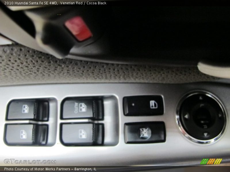 Venetian Red / Cocoa Black 2010 Hyundai Santa Fe SE 4WD