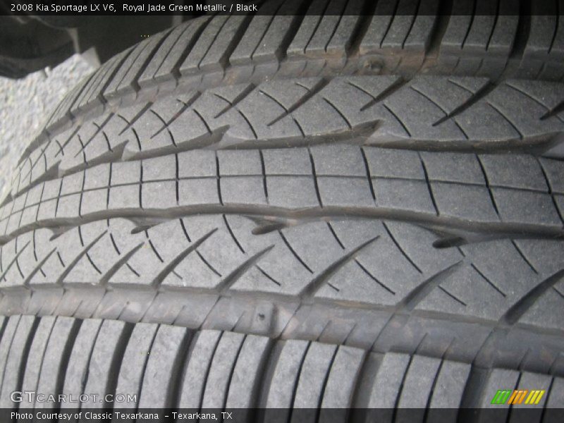 Royal Jade Green Metallic / Black 2008 Kia Sportage LX V6