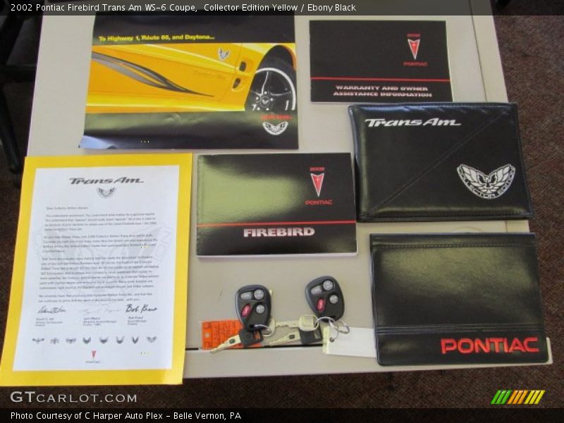 Books/Manuals of 2002 Firebird Trans Am WS-6 Coupe