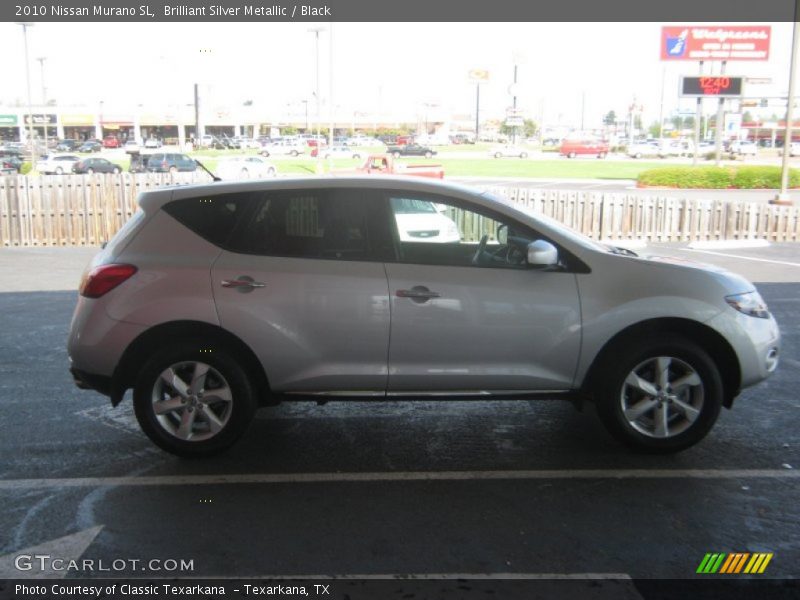 Brilliant Silver Metallic / Black 2010 Nissan Murano SL