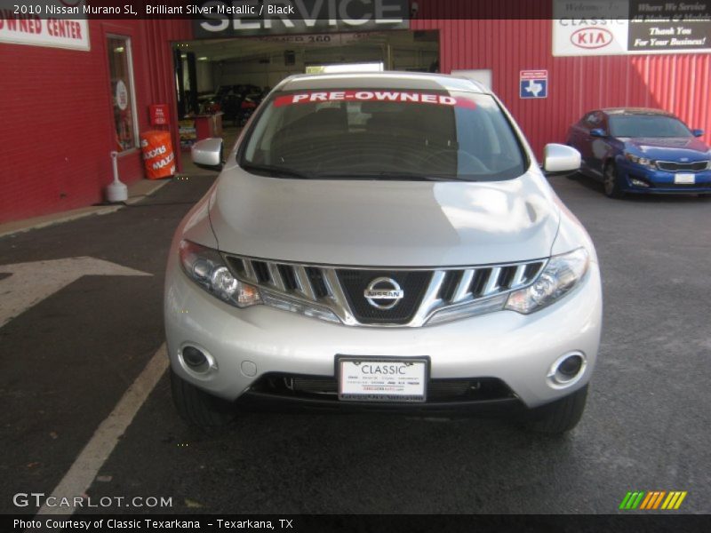 Brilliant Silver Metallic / Black 2010 Nissan Murano SL