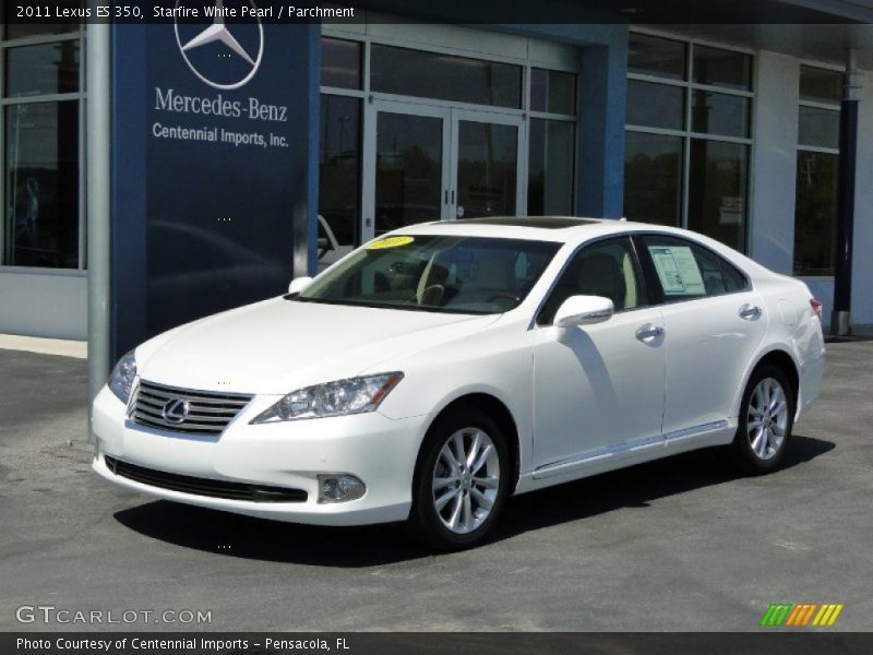 Starfire White Pearl / Parchment 2011 Lexus ES 350