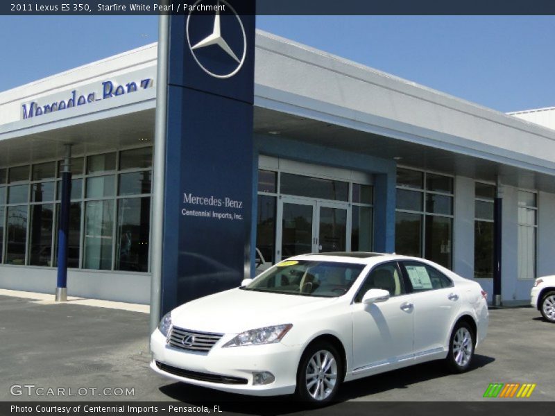 Starfire White Pearl / Parchment 2011 Lexus ES 350