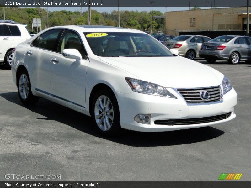 Starfire White Pearl / Parchment 2011 Lexus ES 350