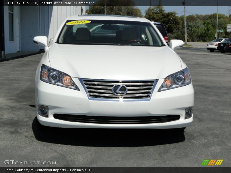 Starfire White Pearl / Parchment 2011 Lexus ES 350