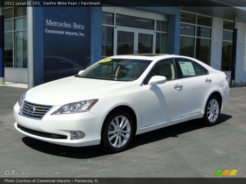 Starfire White Pearl / Parchment 2011 Lexus ES 350