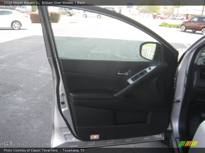 Brilliant Silver Metallic / Black 2010 Nissan Murano SL