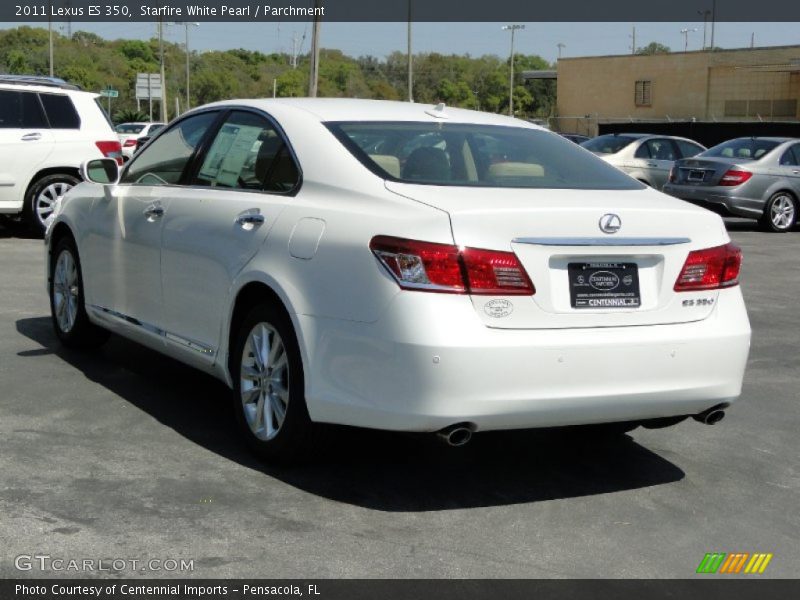 Starfire White Pearl / Parchment 2011 Lexus ES 350