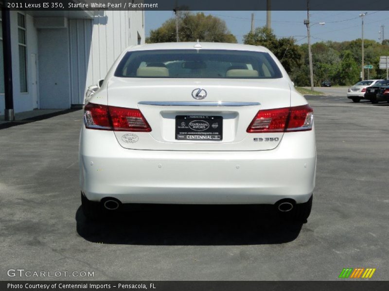 Starfire White Pearl / Parchment 2011 Lexus ES 350