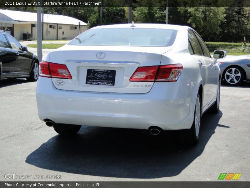 Starfire White Pearl / Parchment 2011 Lexus ES 350