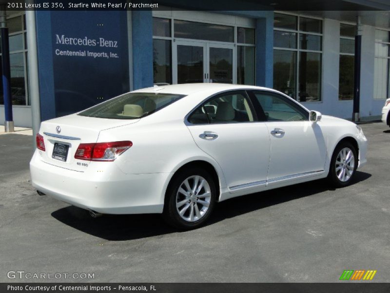 Starfire White Pearl / Parchment 2011 Lexus ES 350