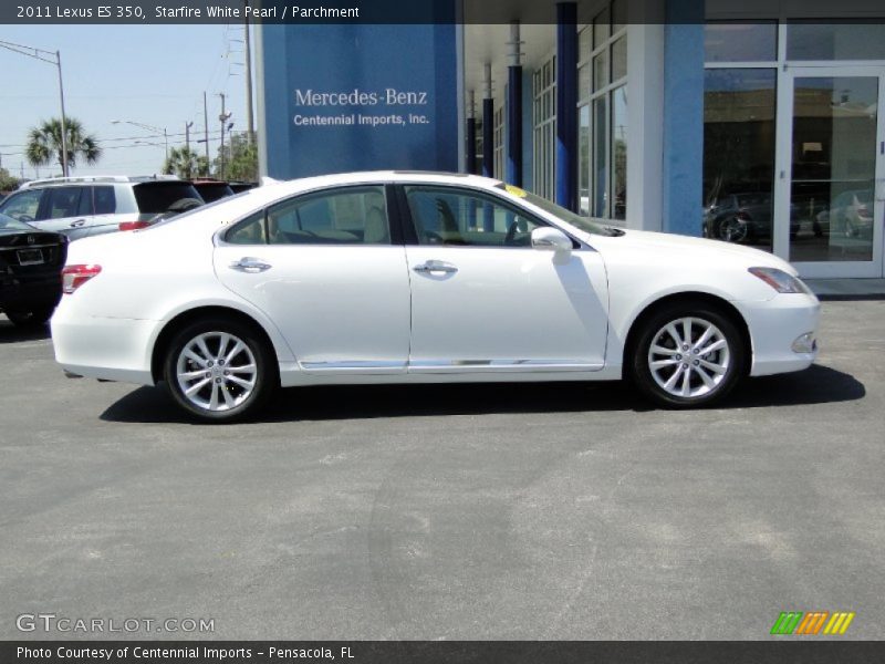 Starfire White Pearl / Parchment 2011 Lexus ES 350