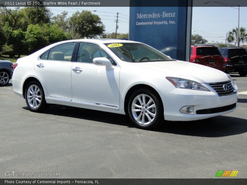 Starfire White Pearl / Parchment 2011 Lexus ES 350