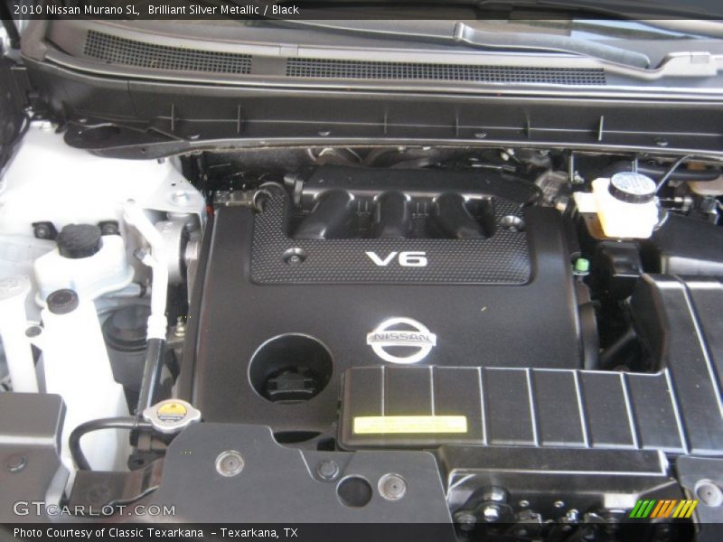 Brilliant Silver Metallic / Black 2010 Nissan Murano SL
