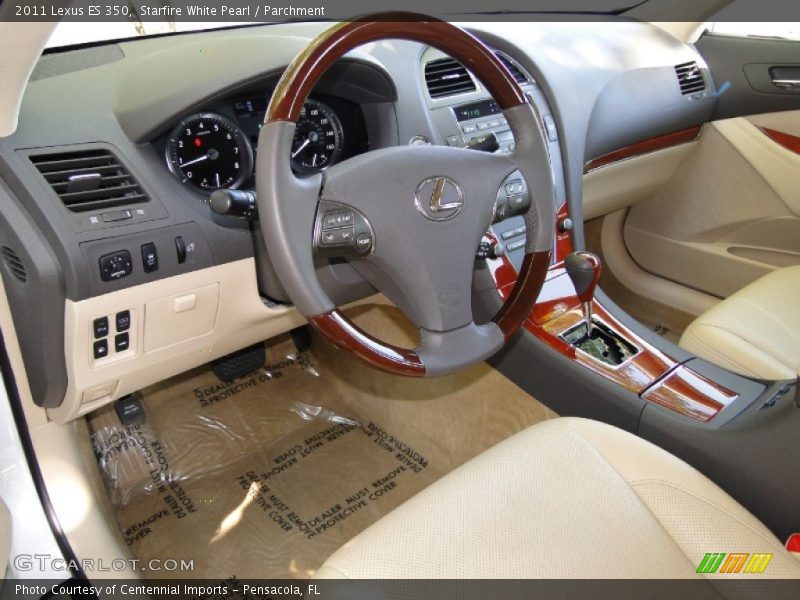 Starfire White Pearl / Parchment 2011 Lexus ES 350