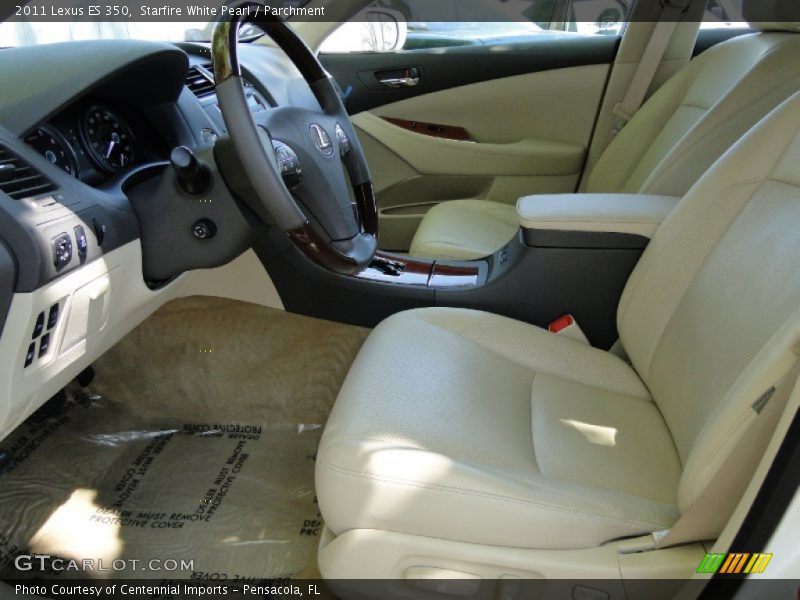 Starfire White Pearl / Parchment 2011 Lexus ES 350